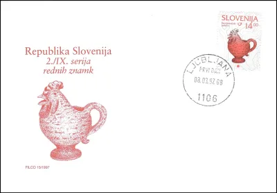REPUBLIKA SLOVENIJA 2. / X. SERIJA REDNIH POŠTNIH ZNAMK 